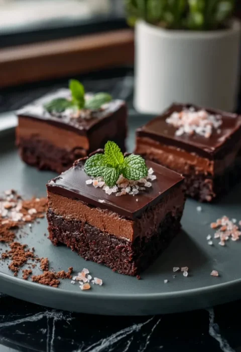 Chocolate Mousse Brownies