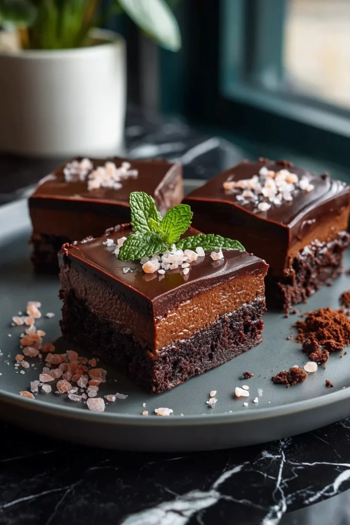 Chocolate Mousse Brownies - chocolate-mousse-brownies-creamy-decadent-layers-t-3