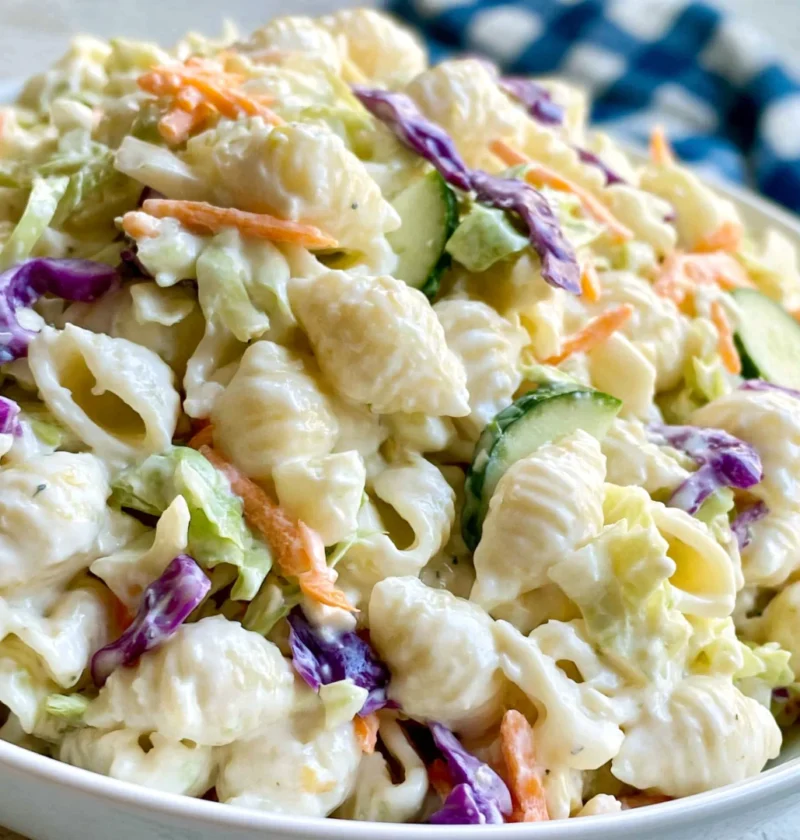 Coleslaw Pasta Salad