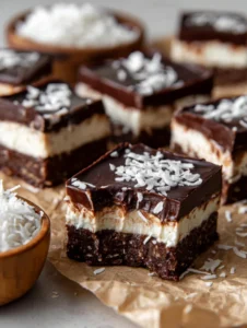 Fudgy Coconut Brownies