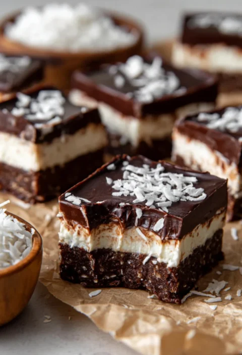 Fudgy Coconut Brownies