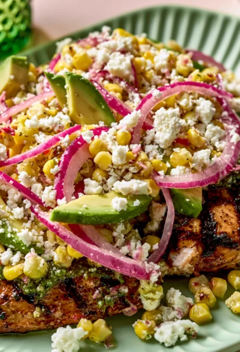Grilled Chicken with Avocado