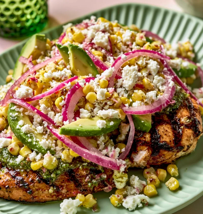 Grilled Chicken with Avocado