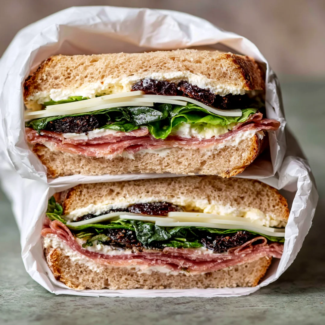 Prosciutto and Butter Sandwich with Dates