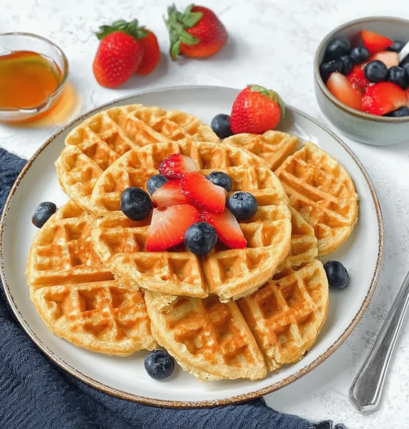 Protein-Packed Blender Waffles