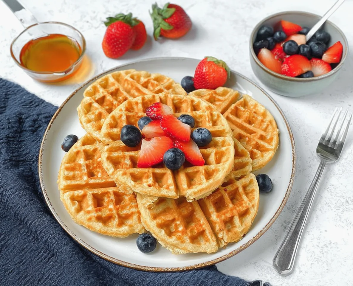 Protein-Packed Blender Waffles
