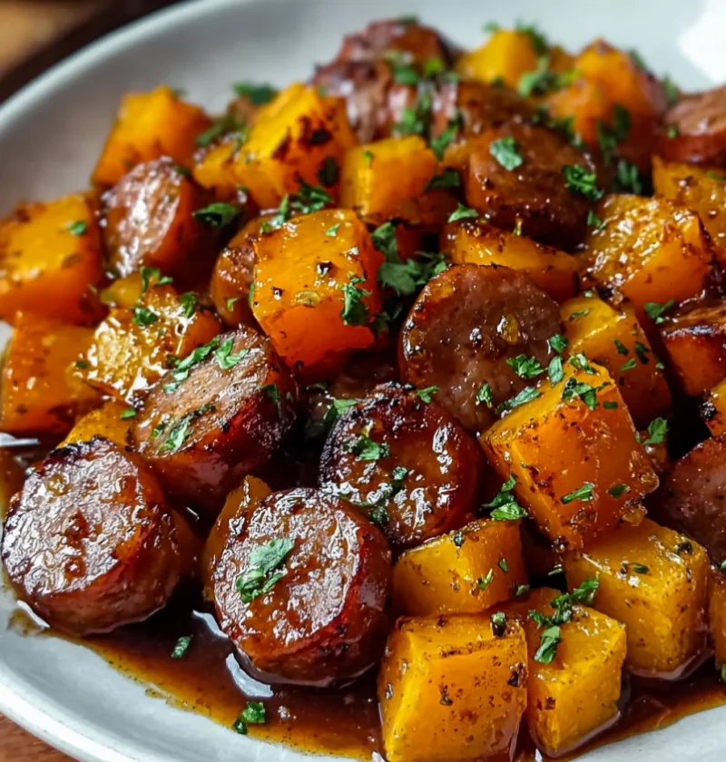 Sausage and Sweet Potatoes