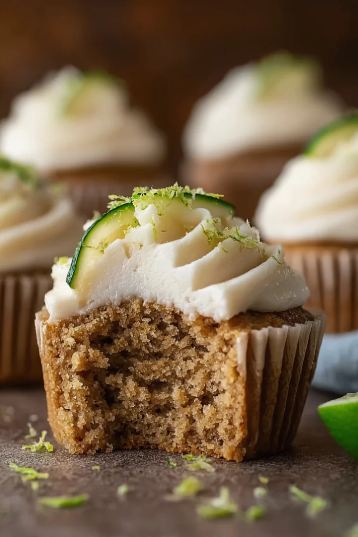 Zucchini Cupcakes with Cream Cheese Frosting