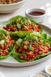 Asian Chicken Lettuce Wraps