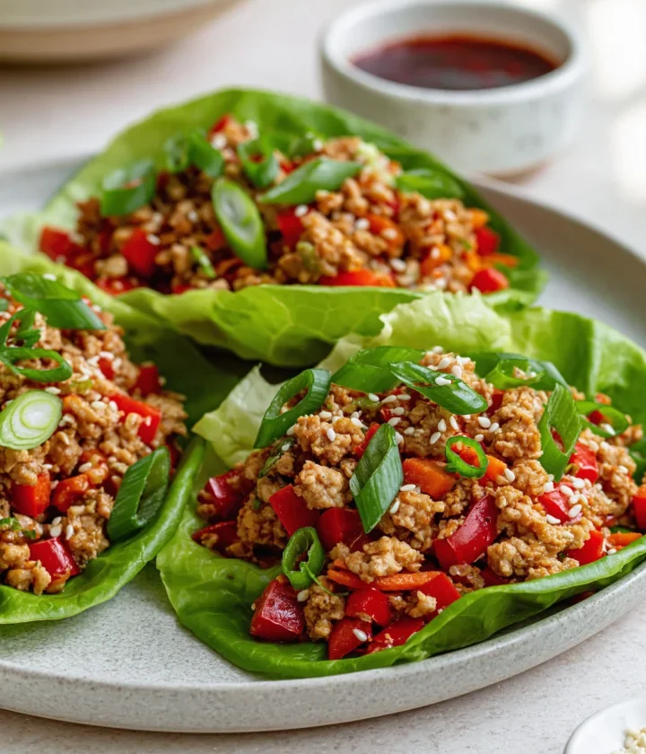 Asian Chicken Lettuce Wraps