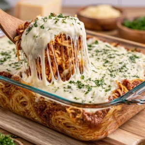 Baked Spaghetti with Cream Cheese