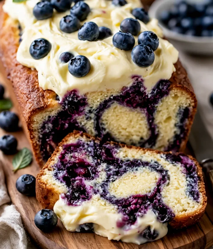 Blueberry Cream Cheese Loaf