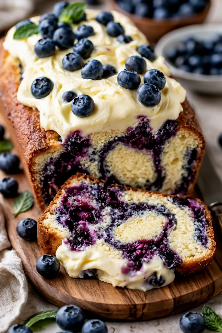 Blueberry Cream Cheese Loaf