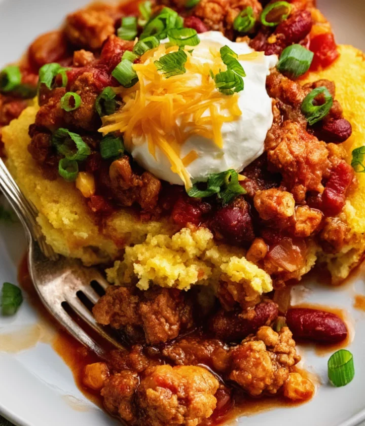 Chili Cornbread Casserole