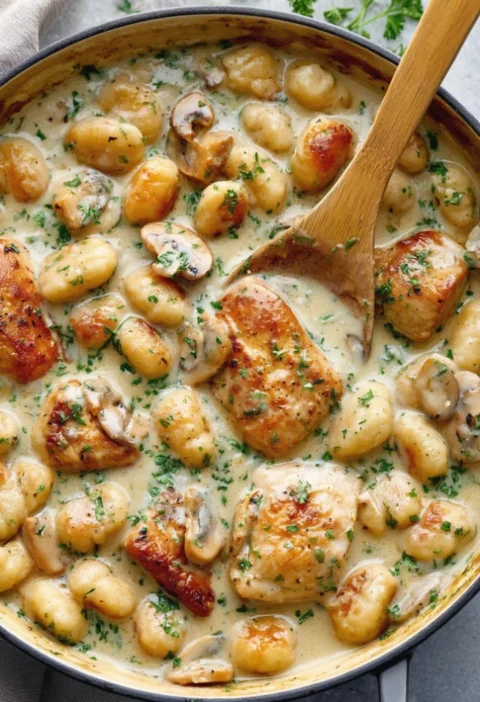 Creamy Chicken and Gnocchi