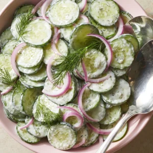 Creamy Cucumber Salad