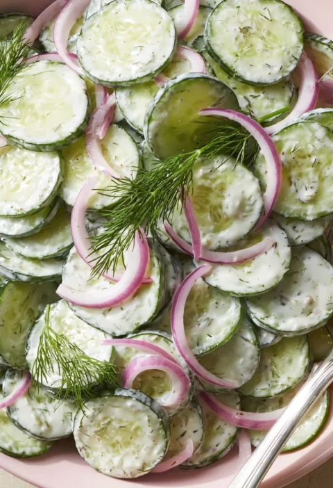 Creamy Cucumber Salad
