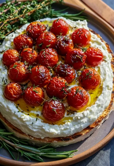 Creamy whipped feta dip