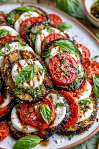 Delicious Italian Eggplant Caprese Salad Recipe to Savor