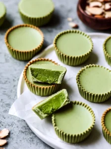 Delicious Matcha Coconut Almond Butter Cups You’ll Love