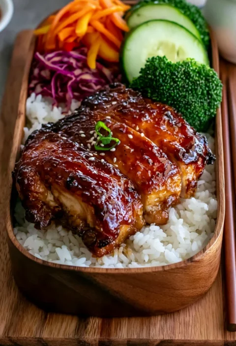 Easy Bento-Style Chicken Teriyaki Lunch Box Recipe