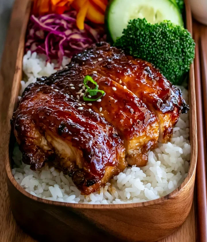 Easy Bento-Style Chicken Teriyaki Lunch Box Recipe