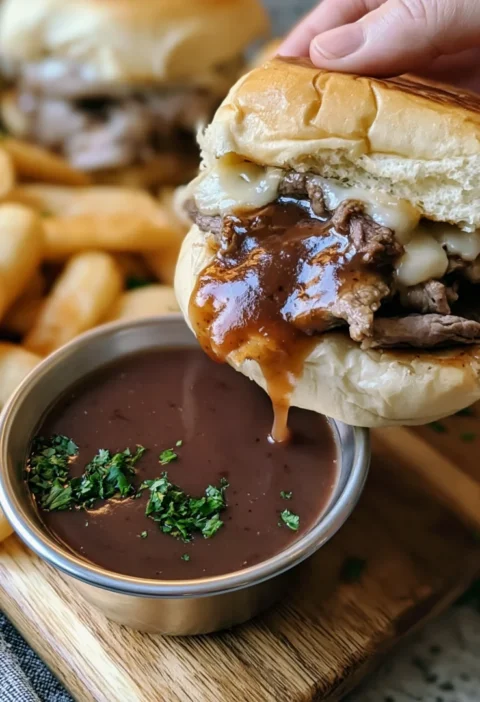 Easy French Dip Sandwiches