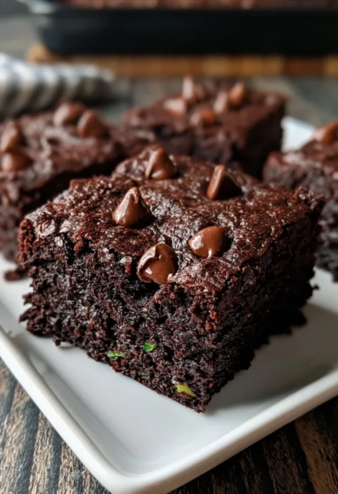 Fudgy Zucchini Brownies