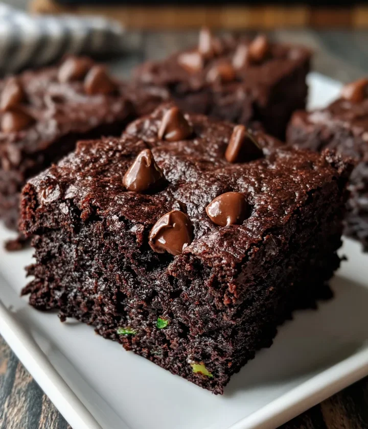 Fudgy Zucchini Brownies