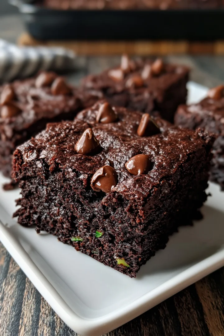 Fudgy Zucchini Brownies