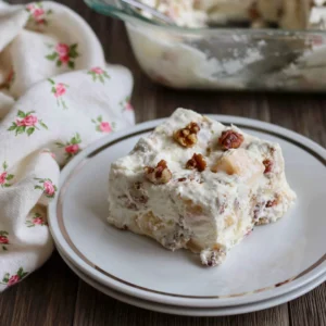 Great Grandma & Frozen Date And Cream Cheese Salad