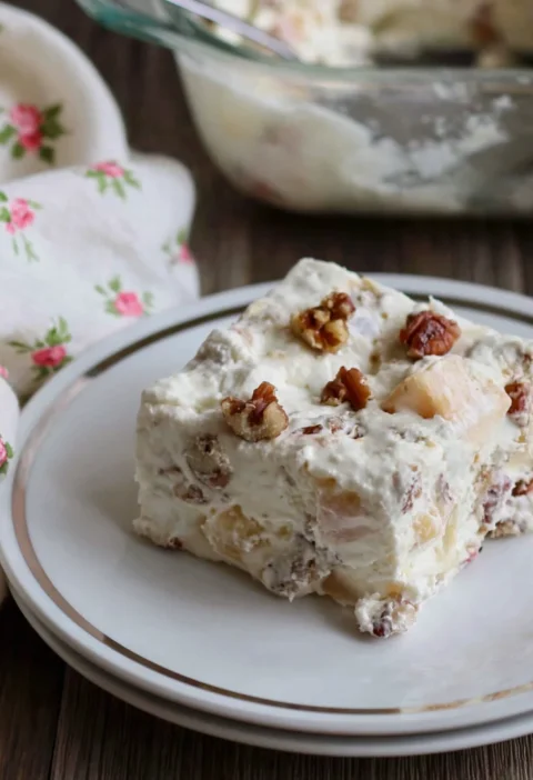 Great Grandma & Frozen Date And Cream Cheese Salad