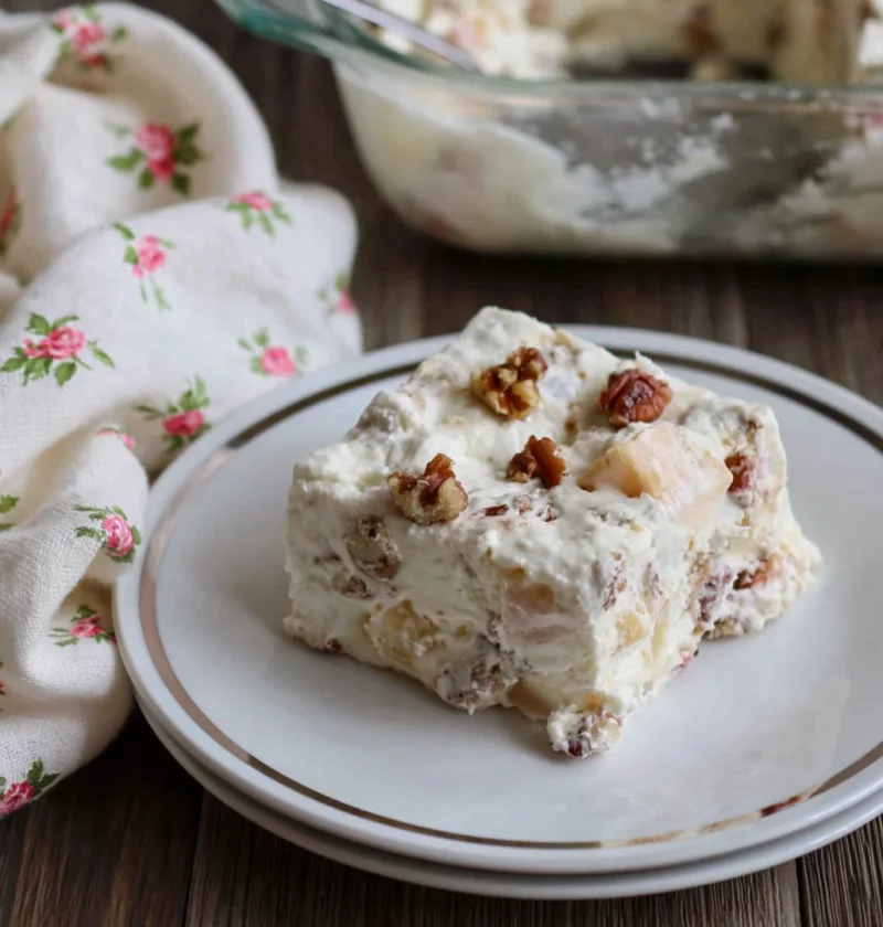 Great Grandma & Frozen Date And Cream Cheese Salad