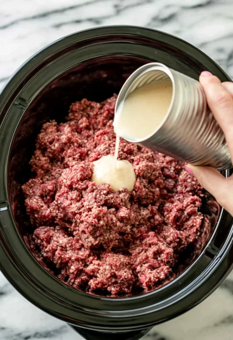 Ground Beef Stroganoff Casserole