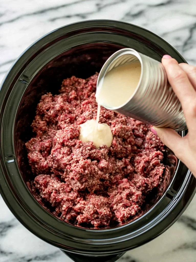 Ground Beef Stroganoff Casserole
