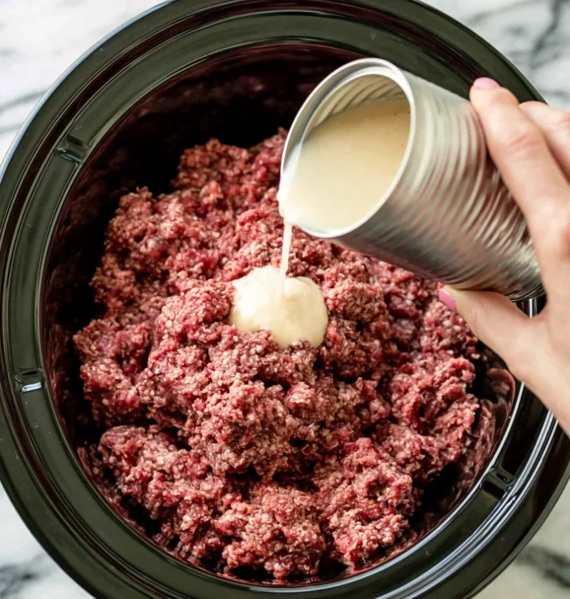 Ground Beef Stroganoff Casserole