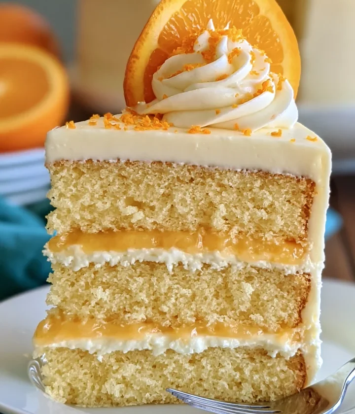 Homemade Orange Creamsicle Cake