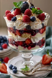 Impressive Berry Meringue Trifle Recipe for Stunning Desserts