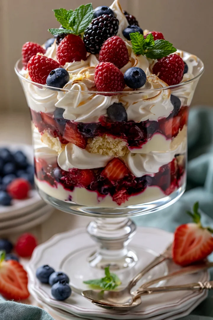 Berry Meringue Trifle