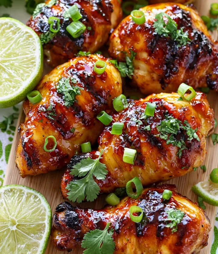 Spicy honey-lime chicken