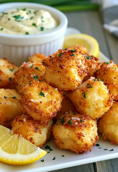 lemon butter fish bites