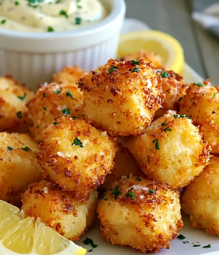 lemon butter fish bites
