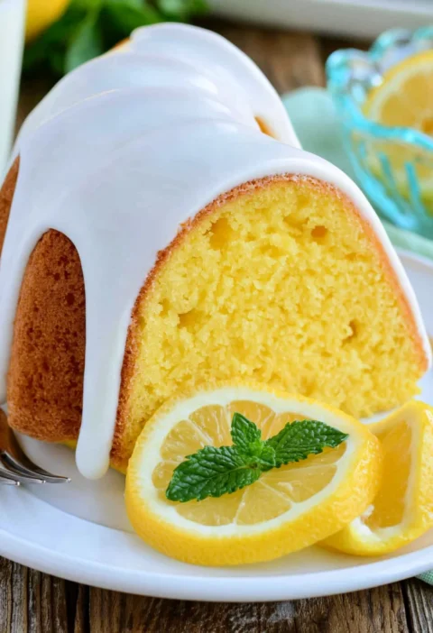 Lemon Cream Cheese Bundt Cake