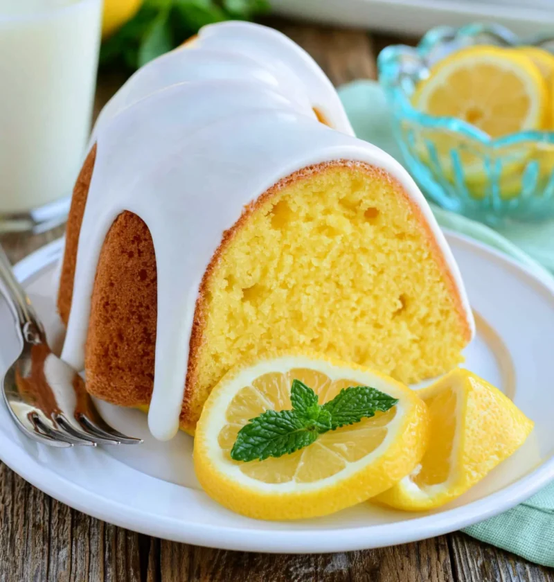 Lemon Cream Cheese Bundt Cake