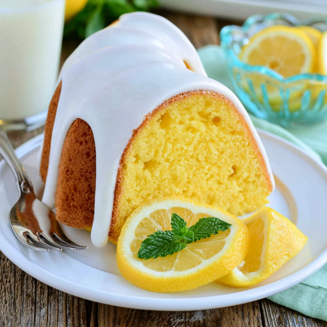 Lemon Cream Cheese Bundt Cake