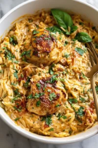 Marry Me Chicken Orzo (One Pot!)