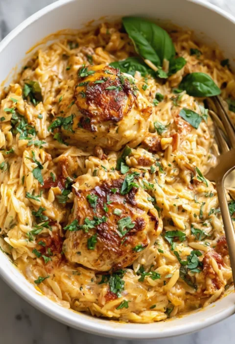 Marry Me Chicken Orzo