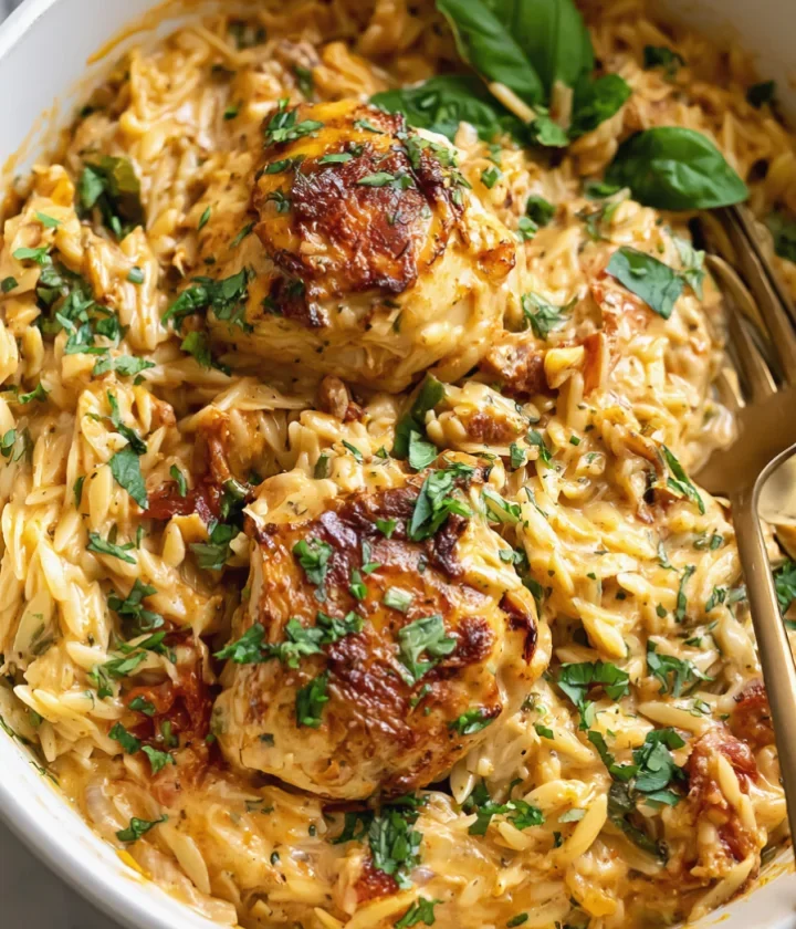Marry Me Chicken Orzo