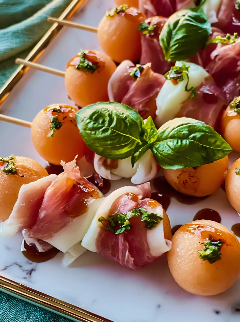 Melon Prosciutto Skewers