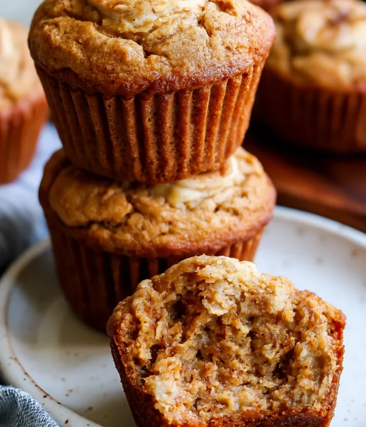 Peanut Butter Banana Muffins